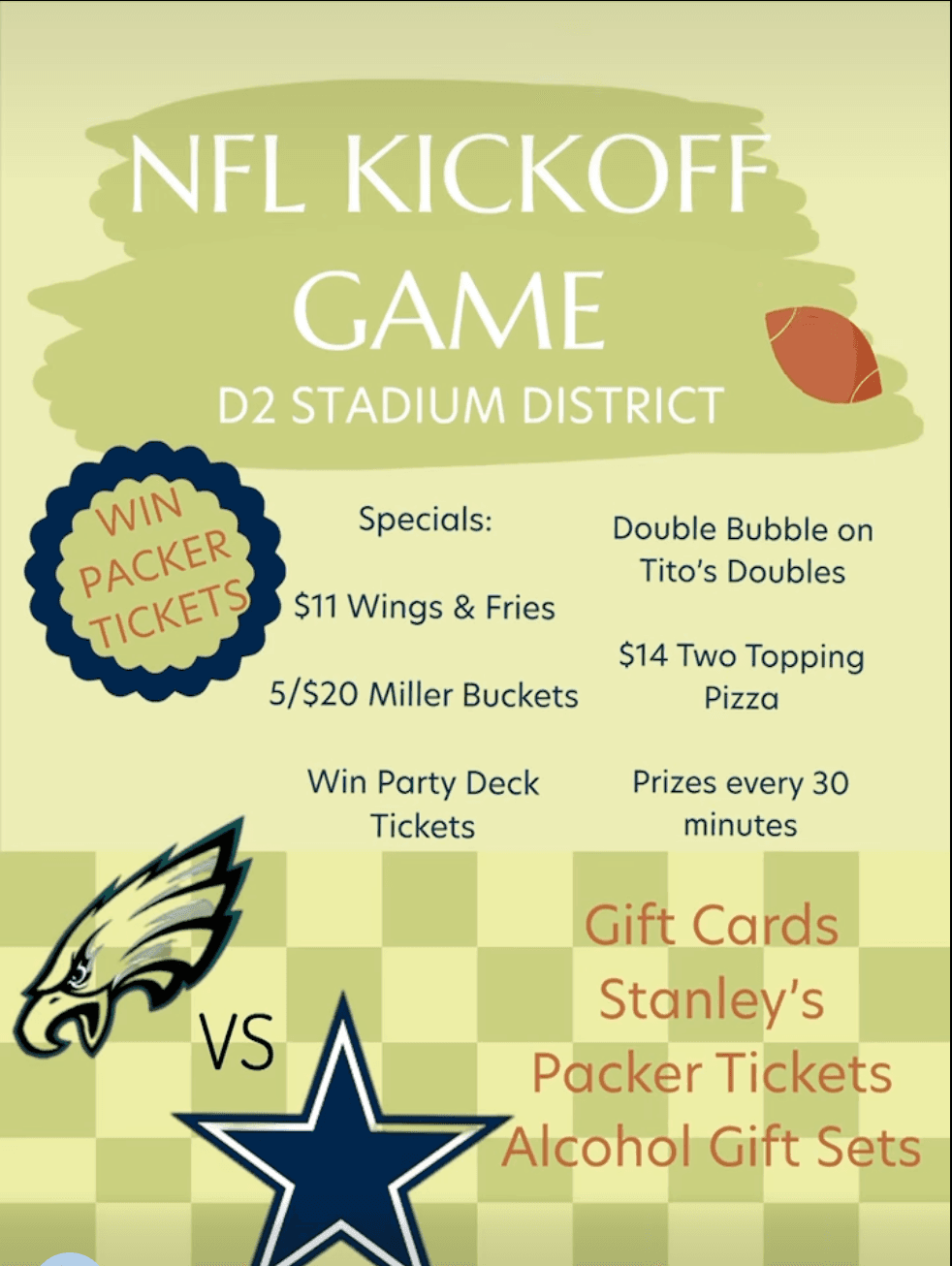 NFL Kickoff Party